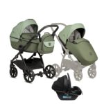 Bērnu rati 3in1 Uno 5 Plus Earth, 037 matcha