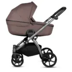 Bērnu rati 3in1 Uno 5 Plus essential 159 cocoa kulba no sāna