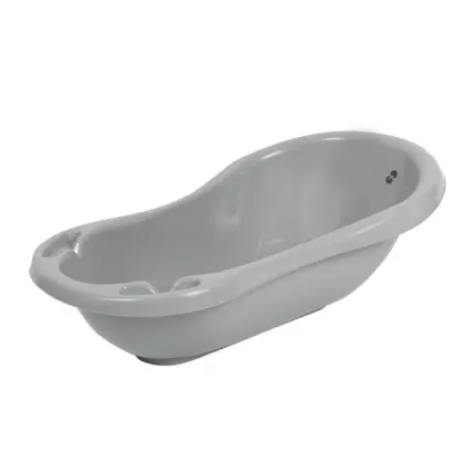 Bērnu vanniņa Nordbaby 84 cm ar pretslīdes virsmu Grey
