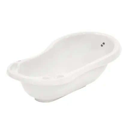 Bērnu vanniņa Nordbaby 84 cm ar pretslīdes virsmu White