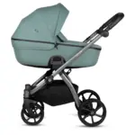 Bērnu rati 3in1 Uno 5 Plus essential 143 menta kulba no sāna