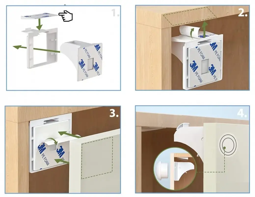 Magnētiskā drošības slēdzene