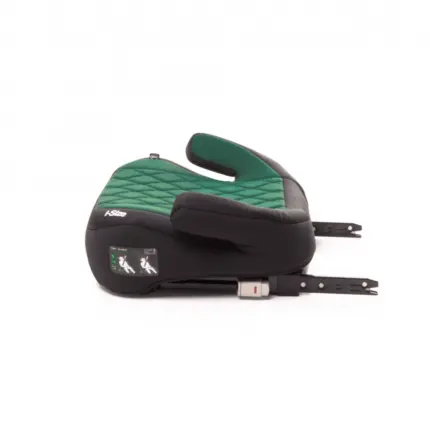 Autokrēsls paliktnis 4baby HI-FIX 125-150 cm - dark green no sāna