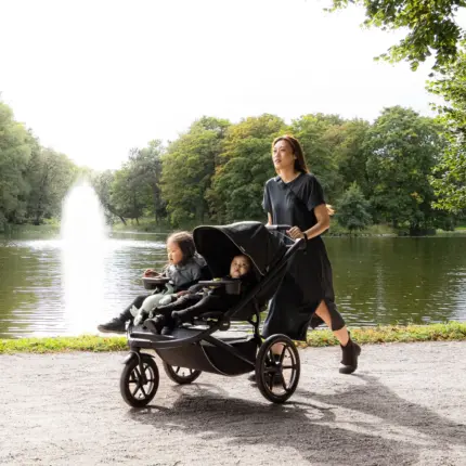 Bērnu rati Thule Urban Glide 3 Double Black