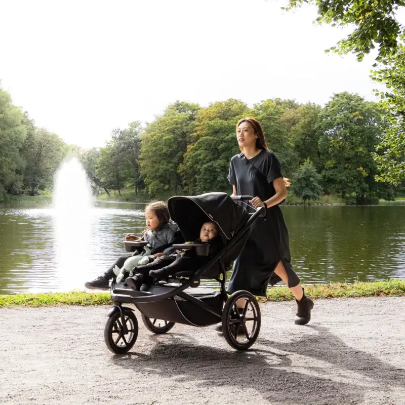 Bērnu rati Thule Urban Glide 3 Double Black