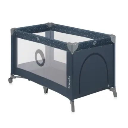 Ceļojuma gultiņa Lionelo STEFI, Blue grey