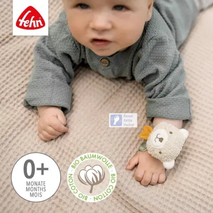 Grabulis rokassprādzīte Fehn Bear mazulim uz rokas