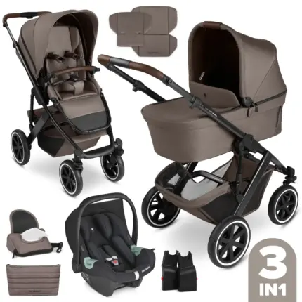 Bērnu rati 3in1 ABC Design Salsa 5 air, Nature