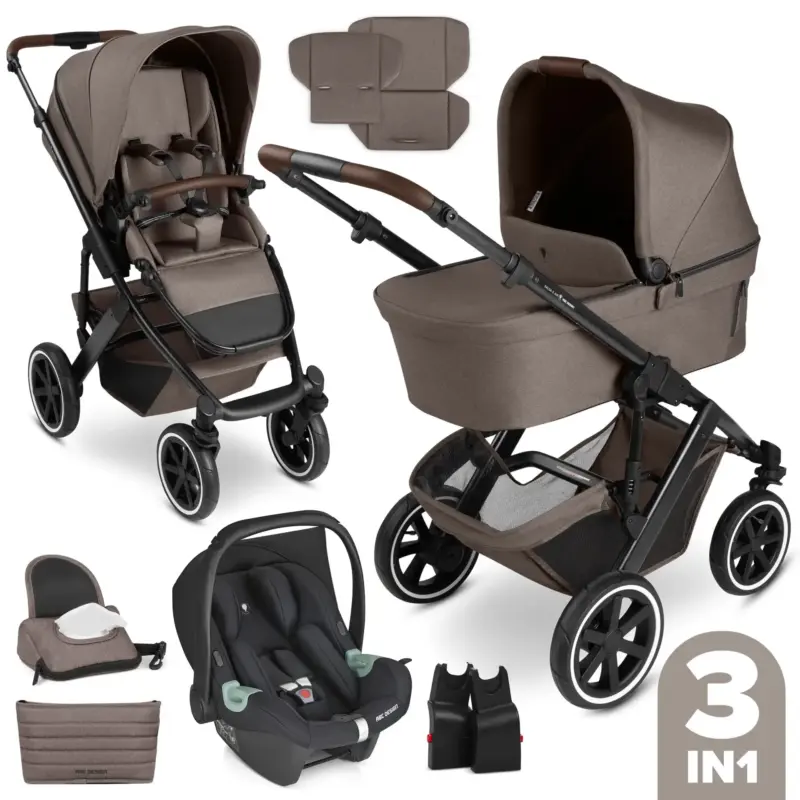 Bērnu rati 3in1 ABC Design Salsa 5 air, Nature