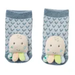 Zeķes ar grabulīšiem Fehn Octopus Blue kopskats