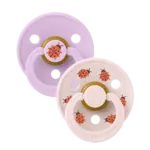 BIBS Studio apaļais knupītis Ladybug Violet sky Mix