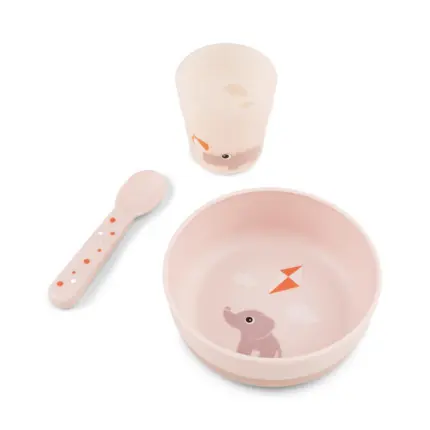Bērnu trauku komplekts Done by Deer Foodie Playground Powder