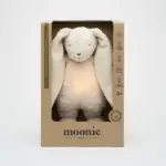 Rotaļlieta Moonie 2.0 Organic Humming Bunny - Sand iepakojumā