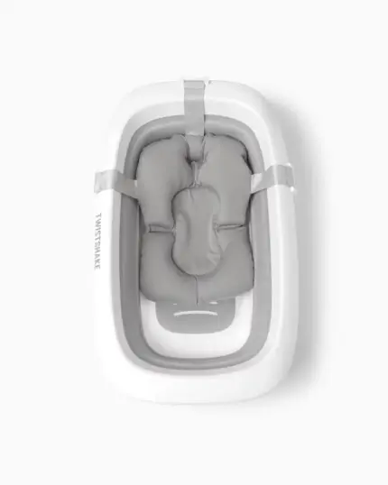 Twistshake saliekamā vanniņa komplekts Pastel grey skats no augšas