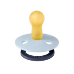 BIBS Studio Fusion apaļais knupītis Baby blue / Petrol