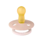 BIBS Studio Fusion apaļais knupītis Blush / Woodchuck