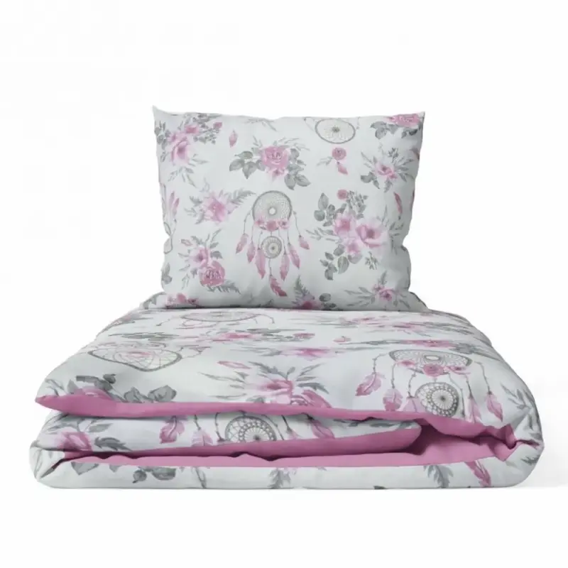 Gultas veļas komplekts 2 daļas, Ankras Boho Catcher pink