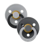 BIBS Studio Fusion apaļais knupītis Cloud/Iron