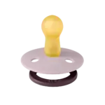 BIBS Studio Fusion apaļais knupītis Dusky Lilac / Plum