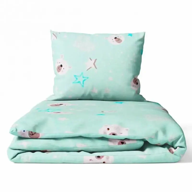 Gultas veļas komplekts 2 daļas, Ankras Bear Mint