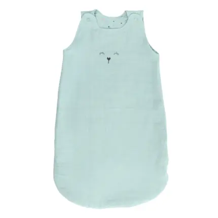 Zīdaiņu guļammaiss Nordbaby SLEEVA 80 cm, TOG 1.0 – Mint Dot otra puse