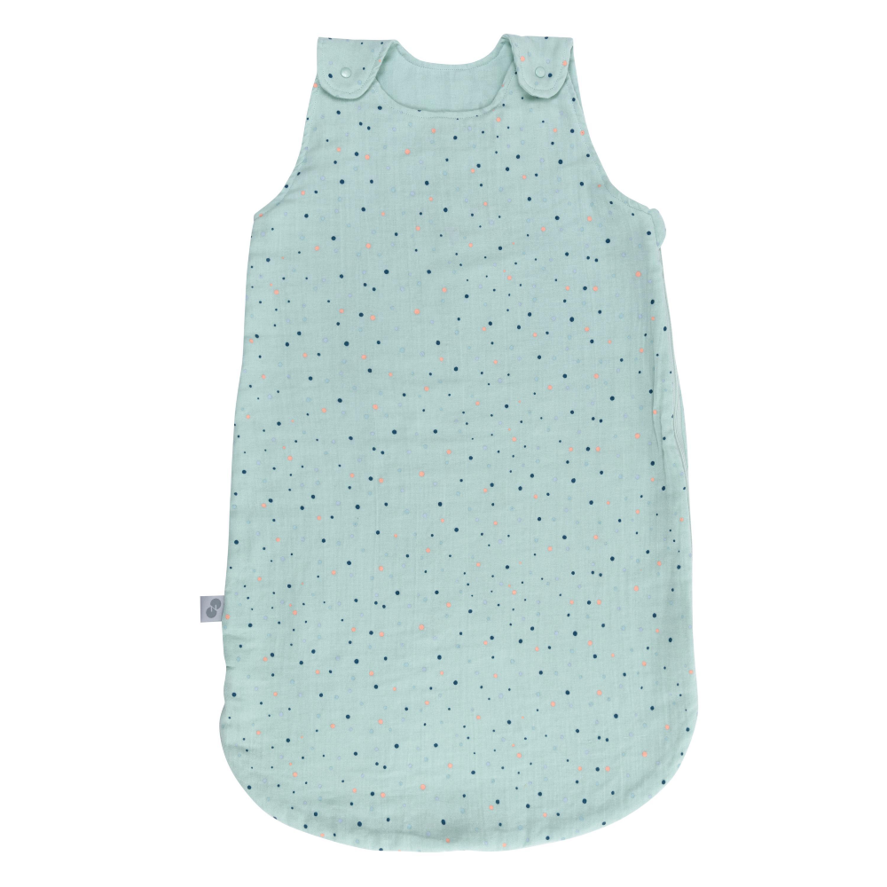 nordbaby-sleeva-gulammaiss-80cm-mint-dot Zīdaiņu guļammaiss Nordbaby SLEEVA 80 cm, TOG 1.0 – Mint Dot