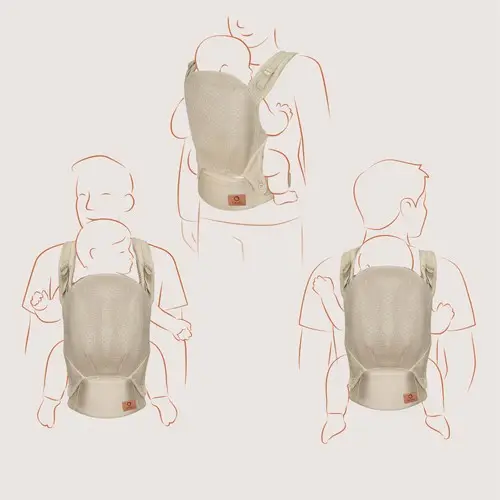 Ergosoma Lionelo Margareet Air Beige pielietojuma variācijas