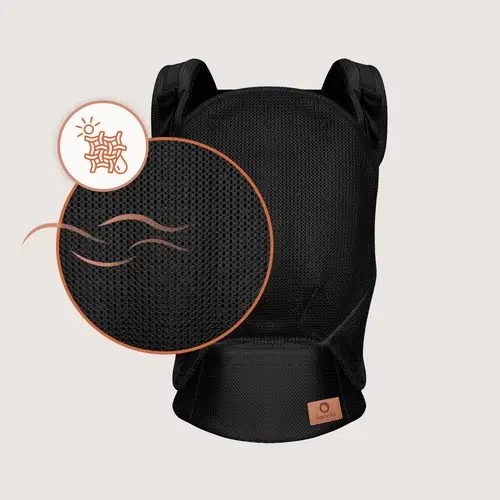 Ergosoma Lionelo Margareet Air Black elpojošs materiāls