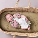 Mīļlupatiņa Taf toys Rylee Bunny ar mazuli groziņ;a