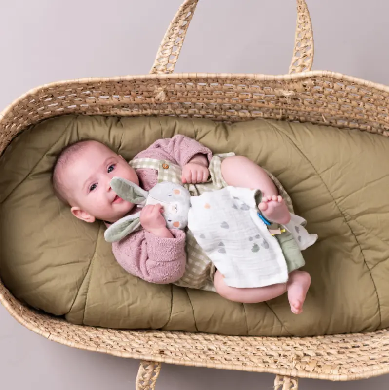 Mīļlupatiņa Taf toys Rylee Bunny ar mazuli groziņ;a