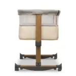 zīdaiņu gultiņa Lionelo Leonie Beige sand skats no gala