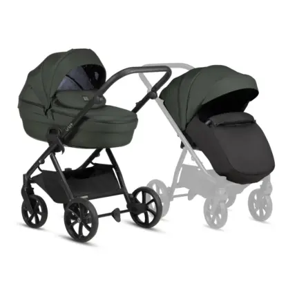 Bērnu rati 2 in 1 Tutis UNO 6 Plus Essential 144 pistaccio kopskats