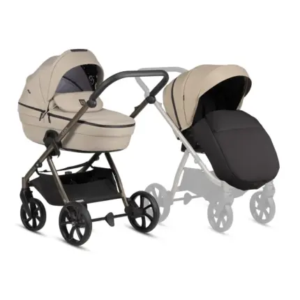 Bērnu rati 2 in 1 Tutis UNO 6 Plus Essential 146 nougat kopskats