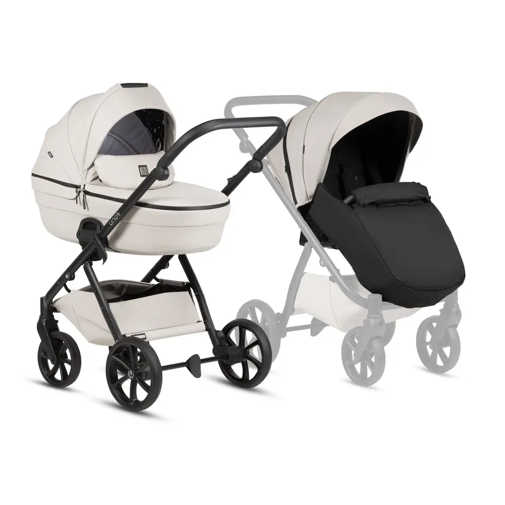 bernu-rati-2-in-1-tutis-uno-6-plus-leather-151-latte-kopskats Bērnu rati 2 in 1 Tutis UNO 6 Plus Leather - Image 1