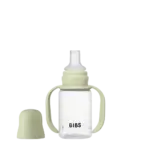 BIBS Sippy pudelīte ar silikona snīpi sage kopskats