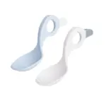I Can Spoon® - bērnu mācību karotes sky blue - white kopskats