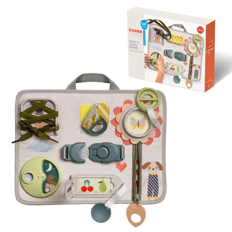 Taf Toys attīstošā rotaļlieta Snap and Learn kopskats