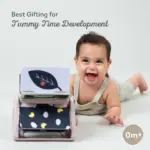 Taf toys grāmatiņa Black-White Spinning Book ar mazuli