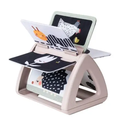 Taf toys grāmatiņa Black-White Spinning Book kopskats