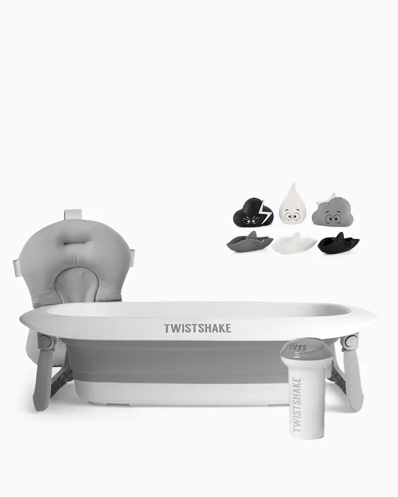 twistshake-saliekama-vannina-ar-aksesuariem-kopskats Twistshake saliekamā vanniņa ar aksesuāriem kopskats