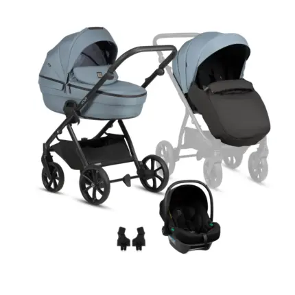 bērnu rati 3 in 1 Tutis Uno 6 Plus Essential 143 menta kopskats