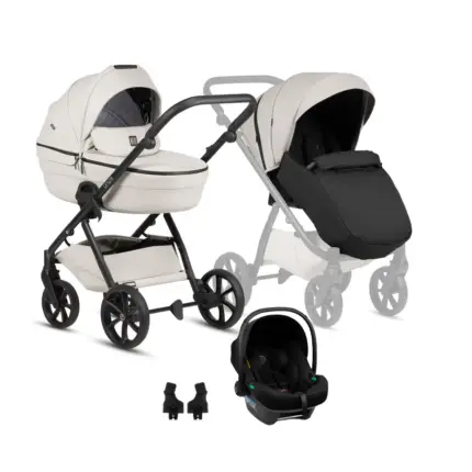 Bērnu rati 3 in 1 Tutis Uno 6 Plus Leather kopskats