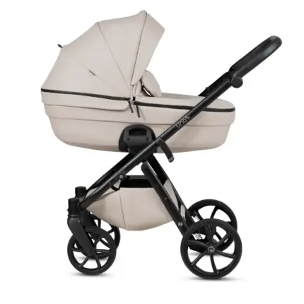 Bērnu rati 3 in 1 Tutis Uno 6 Plus Leather skats no sāna