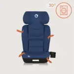 Autokrēsls Lionelo Neal i-size blue navy mazgājams audums