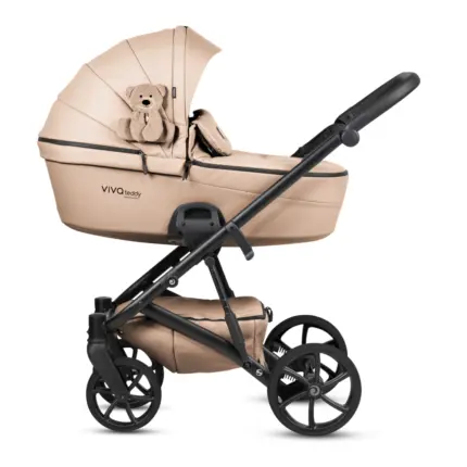 Bērnu rati 2 in 1 Tutis Viva 6 Plus Teddy 111 Creamy kulba