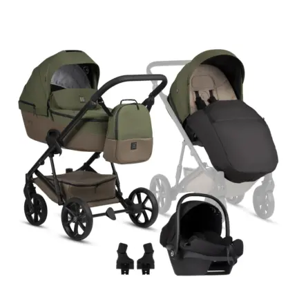 Bērnu rati 3 in 1 Tutis Viva 6 Plus Essential 050 pine kopskats