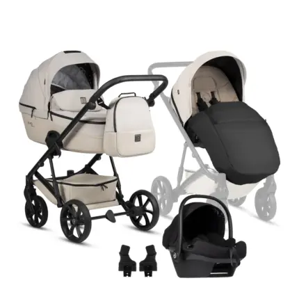 Bērnu rati 3 in 1 Tutis Viva 6 Plus Essential 058 crystal kopskats