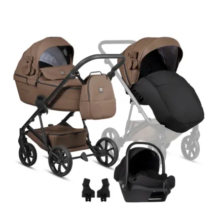 Bērnu rati 3 in 1 Tutis Viva 6 Plus Teddy 110 Biscuit kopskats