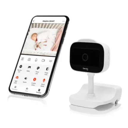 Lionelo Babyline Go - Wi-Fi video bērnu monitors ar aplikāciju ar viedtālruni