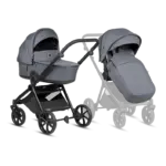 Bērnu rati 2 in 1 Tutis Mio 3 Plus Essential 103 Dark grey kopskats